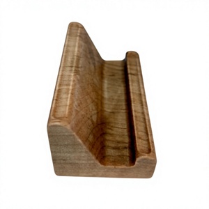 AZ ENTERPRISES AZE-WCH023 Porte-cartes de visite en bois personnalisé vierge, support de cartes de visite en bois massif, couleur bois naturel, promotionnel - Product Image 5