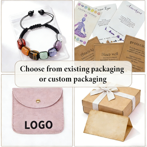 Trendy Crystal Beaded Braided Rope <b>Bracelet</b>-Adjustable Natural Healing Stone Gemstones Metaphysics Spirituality Gift - Product Image 5