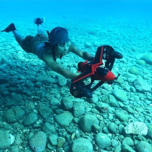 Scooter Subacuático, Vehículo de Propulsión para Buceo, Aumentador de Natación, Equipo de Buceo Manual para 30m de Profundidad, Baterías Dobles, Larga Duración - Product Image 5