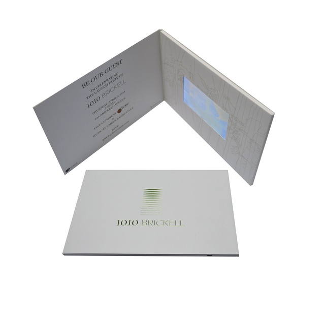 Factory Bestseller Digital Lcd Screen Video Business Card Marketing