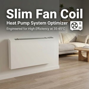Système de ventilo-convecteurs muraux pour hôtels, technologie de refroidissement à moteur DC, applications d'eau réfrigérée - Product Image 2