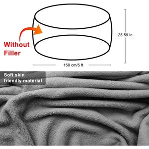 ที่คลุมเตียงโซฟาผ้ากำมะหยี่ขนฟูนุ่มขนาดใหญ่ dB เก้าอี้เบาะเก้าอี้ถุงถั่วที่คลุมเฟอร์นิเจอร์ - Product Image 3
