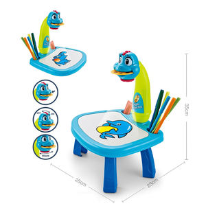 3 في 1 ألعاب تعلم مجموعة الاطفال اللوحة العارض مع جهاز عرض (بروجكتور) ليد مكتب - Product Image 4