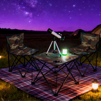 Ensemble de table pliante d'extérieur moderne et légère en acier au carbone, table de pique-nique, chaise de camping, utilisation au stade, durable en extérieur