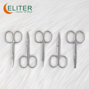 Eliter-Tijeras de manicura de acero inoxidable con hoja curva clásica, herramientas de belleza, extensión de cutículas y pestañas - Product Image 5