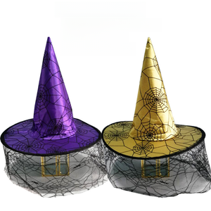 Halloween Niños Adultos Mascarada Vestir Suministros para fiestas Sombrero <span class=keywords><strong>de</strong></span> bruja del mago - Product Image 3