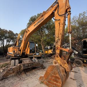 Excavadora de ruedas HYUNDAI de fábrica superior, excavadora de orugas de segunda mano, máquina 210w-9, precio barato y gran venta en Shanghai - Product Image 2