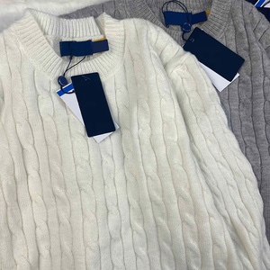 Maglione RL Raff di Qualità con Piccolo Cavallo, Maglione da Uomo in <span class=keywords><strong>Maglia</strong></span> Antipilling, Collo Tondo, Autunno Inverno, in Poliestere - Product Image 2