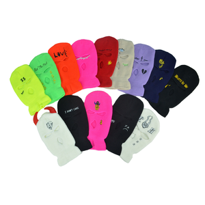 <span class=keywords><strong>Cagoule</strong></span> en laine mérinos coupe-vent personnalisée pour <span class=keywords><strong>moto</strong></span>, masque facial réutilisable, masque noir - Product Image 1