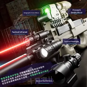 लड़कों और वयस्कों के लिए <span class=keywords><strong>P90</strong></span> दो मोड इलेक्ट्रिक प्लास्टिक टॉय सबमशीन गन - Product Image 3