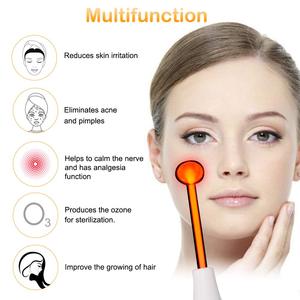 Hot Argon gas violet và Neon Cam điện cực tần số cao Bộ máy điều trị da thiết bị tại chỗ Cây Đũa phép - Product Image 3