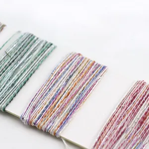 Лидер продаж с фабрики, вязание или плетение, крученая пряжа, окрашенная полиэфирная хлопчатобумажная пряжа для вязания свитера