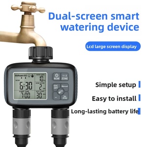 New Foreign Trade Outdoor Garden Watering Device Automatic Irrigation Controller Smart Water Valve <b>Timer</b> LCD Display <b>Timer</b> - Product Image 2