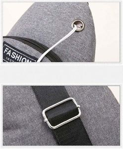 Bolsa de Pecho Oxford para Hombre, de Alta Calidad, con Logotipo Personalizado, al por Mayor, en Azul, Negro y Gris - Product Image 4