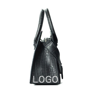 मुस्कुराते हुए चेहरे की डिजाइन जिपर क्रोकोडाइल असली चमड़े के दूत बैग हस्तनिर्मित कस्टम ब्रांड लक्जरी क्रॉसबॉडी महिलाओं के हैंडबैग - Product Image 5