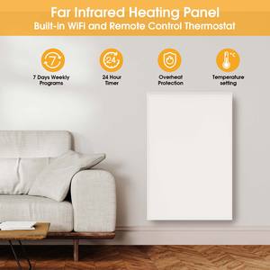 Panneau de chauffage infrarouge sur pied, chauffage portable semblable au soleil pour la maison - Product Image 6