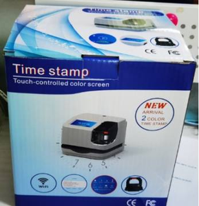 เครื่องประทับวันที่และเวลาอัตโนมัติแบบดิจิตอล WIFI หน้าจอสัมผัส มองเห็นได้ในเวลากลางคืน ปรับแต่งโลโก้ได้-สำหรับการนับเงินสดในธุรกิจการเงิน - Product Image 6