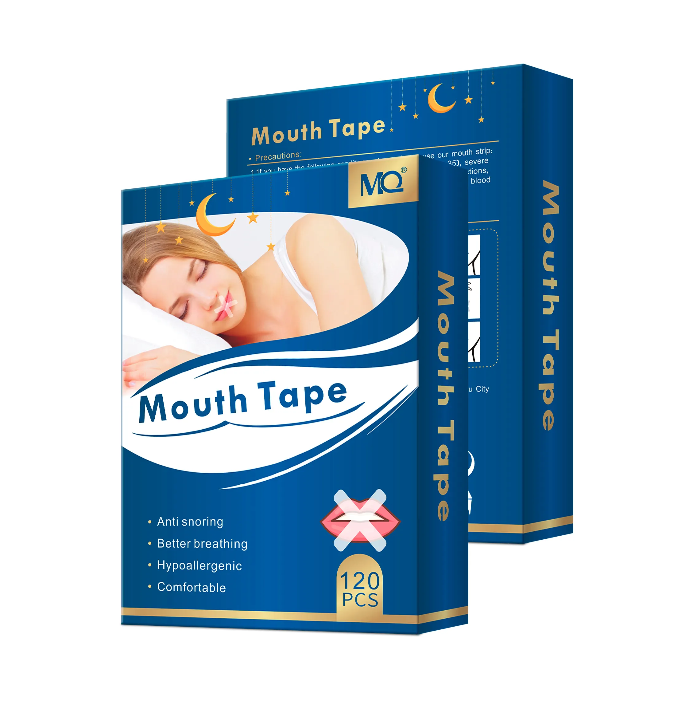 20% discount 90pcs 120pcs per box non toxic anti snore well sleep strips anti snore mouth tape