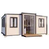 Maison modulaire moderne préfabriquée de luxe de 20 pieds Conteneur extensible avec porte en acier Fenêtre en aluminium Modèle 3D de chambre à coucher de 40 pieds bon marché Chine