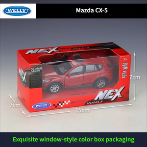 WELLY Coche de Juguete de Metal Fundido a Presión a <span class=keywords><strong>Escala</strong></span> 1:36, Modelo de Simulación Mazda, con Función de Retroceso, para Niños y Adolescentes, Regalo Coleccionable Unisex - Product Image 5