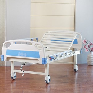 Lit d'enfant manuel à manivelle unique en ABS, lit d'hôpital multifonctionnel pour soins infirmiers, pour usage domestique et médical - Product Image 1