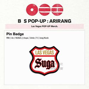 Broche creativo pop-up de ídolos de KPOP ARIRANG, JUNGKOOK, J-HOPE, SUGA, RM, <span class=keywords><strong>JIN</strong></span>, JIMIN, V, de acrílico, para diario, clip, bolso, ropa, decoración - Product Image 5