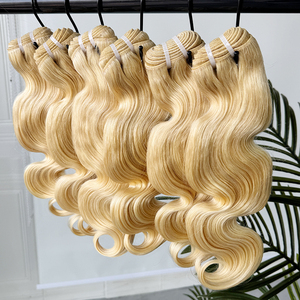 Extensiones de Cabello Humano Rubio 613 con Ondas Suaves, Paquetes de Cabello Remy con Cutícula Completa para Venta al por Menor y Distribución en Salones de Belleza - Product Image 3
