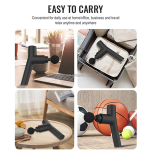 Pistola de Masaje Térmica Portátil, Recargable, 4000mAh, 6 Velocidades, Masajeador Manual para Aliviar el Dolor Muscular Corporal - Product Image 3