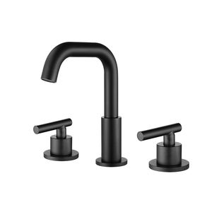 Modern Gold Chrome Brass Split Faucet with Dual Handles for Hot and Cold Sanitary Ware Single Handle Hand Wash Basin Faucet - Product Image 5
