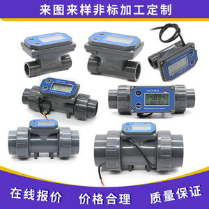 Intelligent Digital Display Water <b>Flow</b> <b>Meter</b> Large-Diameter 485 Acid Alkali Resistant PVC Water Sensor for Liquid Transmission - Product Image 4