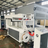 Machine de découpe et de pliage à pleine efficacité ZH-FFG, avec fonction de collage et de reliure en ligne, pour la fabrication de boîtes en carton
