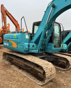 Excavatrice sur chenilles Sunward SWE150E d'occasion, 15 tonnes, moteur Isuzu d'origine, bon état, prix bas - Product Image 1