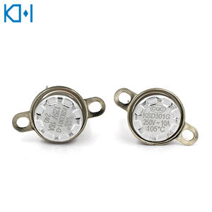 KH 온도조절기 KSD301 16A 250V 일반 개방형 온도조절기 재설정 가능 열 퓨즈 - Product Image 5