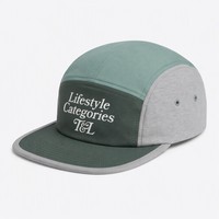 Casquette Trucker 5 Panneaux Ajustable Imperméable avec Dos en Maille pour Extérieur, Impression Numérique par Transfert Thermique avec Logo Personnalisé T&L – Vente en Gros