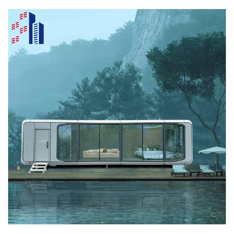 SH moderna casa mobile modulare 20ft Smart Apple cabina Pod contenitore per dormire casa