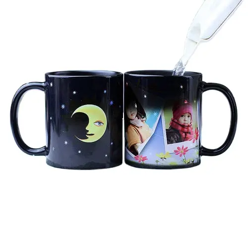 ceramic sublimation color changing magic mug for promotion gift