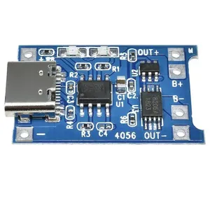 TP4056 <b>5V</b> <b>1A</b> Type-c <b>USB</b> 18650 Lithium Battery Charging Board Charger Module with Protection Dual Functions - Product Image 4