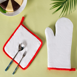 Ensemble de moules de cuisine en polyester personnalisé, transfert de chaleur, impression par sublimation, Set de 4 pièces, vente en gros - Product Image 4