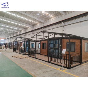 Maisons mobiles modulaires préfabriquées extensibles et pliables Morden, maisons miniatures de 2, 3 ou 5 chambres, maisons conteneurs hôtelières avec terrasse - Product Image 3