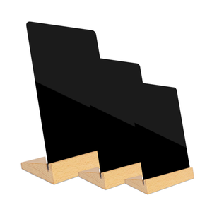 Handgeschilderd acryl klein schoolbord DIY reclame prijsbord whiteboard kindertekenbord standaard voor kraampje - Product Image 4