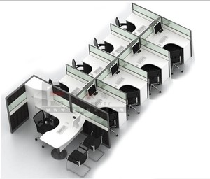 Chất lượng cao văn phòng làm việc trạm nội thất văn phòng 4 chỗ ngồi ooffice bàn - Product Image 6