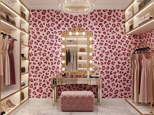 Luxury Leopard Print Waterproof <strong>Wallpaper</strong> <strong>Peel</strong> <strong>and</strong> <strong>Stick</strong> Self Adhesive PVC <strong>Wallpapers</strong> Roll for Bedroom Living Room Home Decor - Product Image 3