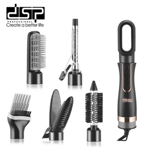 Styler à air chaud DSP 7-en-1, version coffret cadeau, lisseur et boucleur multifonction, utilisation domestique portable - Product Image 5