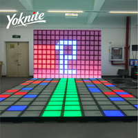 Sol de jeu interactif numérique à pixels LED RGB, lumière de sol pour jeux