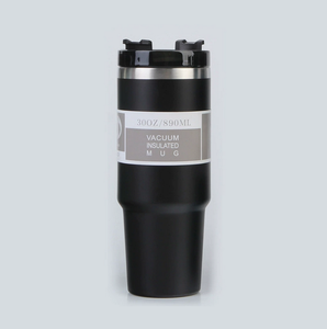 304 Stainless Steel 30oz Eco-Friendly Double-Layer Vacuum Insulated Thermos Bottle with Lid Straw Rope-Business Gift Drinkware - Product Image 4