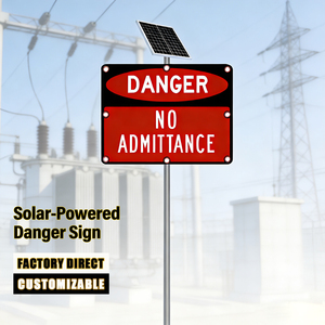 علامة السلامة الشمسية LED ، شاشة Led ، رادار محمول ، سرعة ثني الطريق ، درجة هندسية عاكسة - Product Image 1