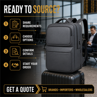 Sac à dos professionnel extensible OEM personnalisé avec rangement optimisé pour appareils et fonctionnalités de voyage pour importateurs de marques