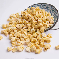 5x5mm Bananenblokjes, gevriesdroogd, knapperig, gesneden fruit voor bakkerijen/snacks/melkthee, groothandel, 0 toegevoegde suiker, 0 vet
