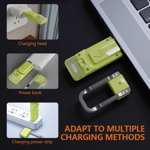 ไฟ LED EGH แบบพับได้ขนาดเล็ก ชาร์จผ่าน USB พร้อมคลิปหนีบ ดีไซน์ทันสมัย สีเขียวเข้ม สำหรับอ่านหนังสือในบ้าน ใช้ในสำนักงาน ใช้พลังงานจากแบตเตอรี่ DC - Product Image 3