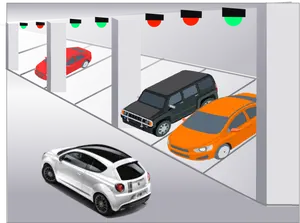 Tenet Green und Red LED Status Licht LED-Anzeige Ultraschalls ensor für Auto Parkplatz Raumleit system